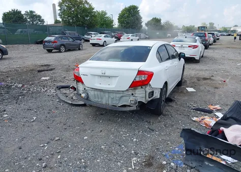 2012 Honda Civic Lx из США, поврежденный, VIN 19XFB2F58CE347977